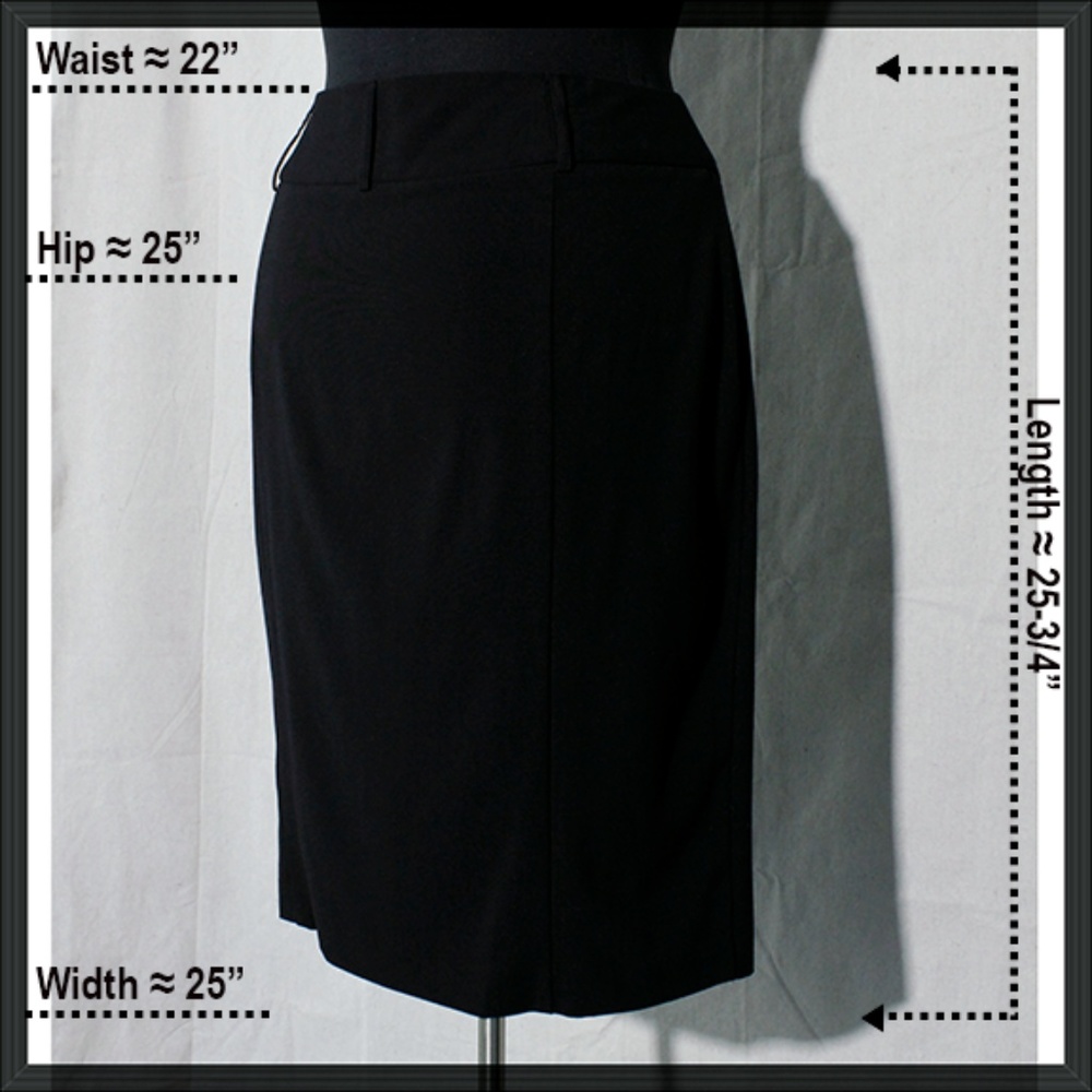 Black Knee-length Skirt from Avenue, size 22 - Picture 2 of 7